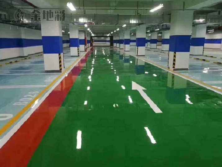 智创中心环氧砂浆地坪漆施工