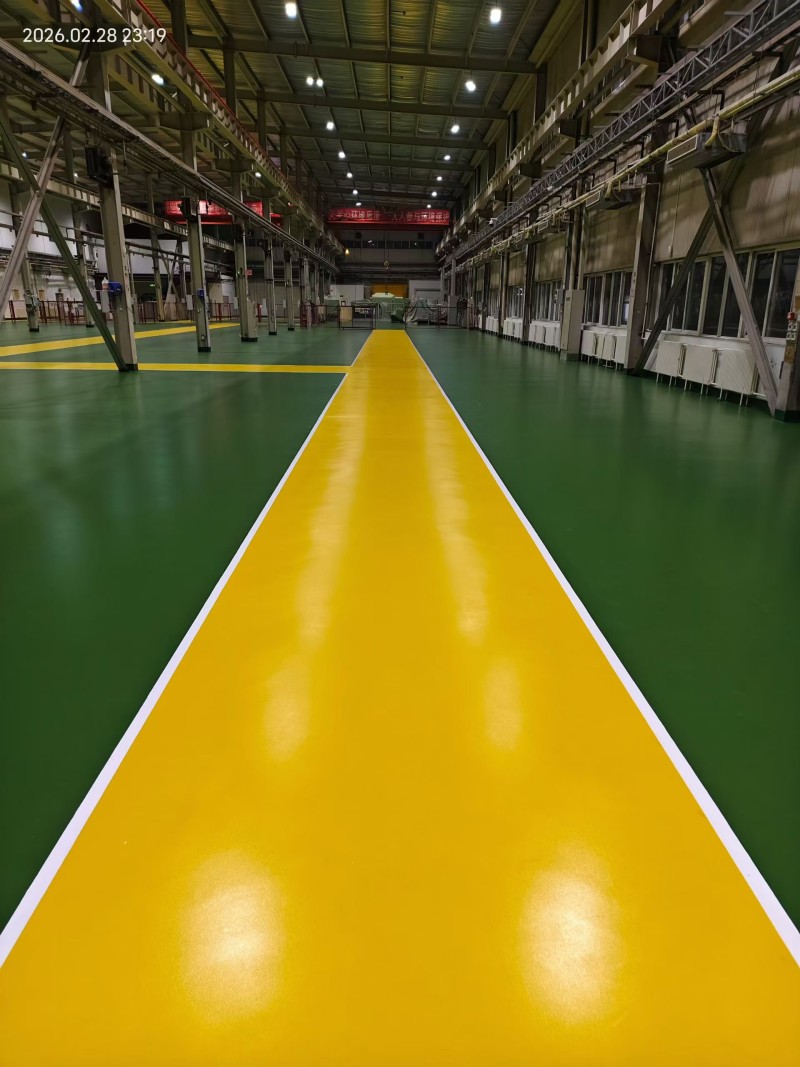 天津北辰区食品厂水性聚氨酯圆满交付使用