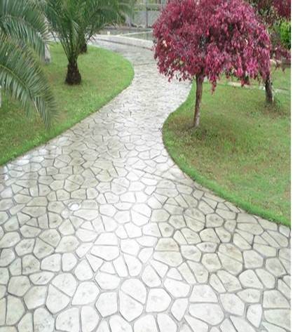 彩色压膜艺术地坪